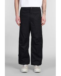 Maharishi - Pantalone in Cotone Nero - Lyst
