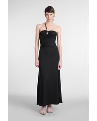 Christopher Esber - Abito donna in Poliestere Nera - Lyst