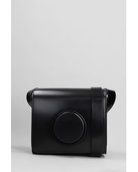 Lemaire - Camera Bag Shoulder Bag In Black Leather - Lyst