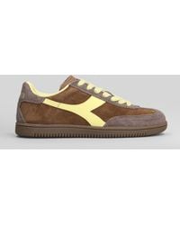 Diadora - Trainer Hairy Sneakers In Brown Suede - Lyst
