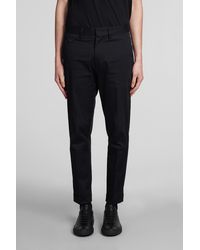 Low Brand - Cooper T1.7 Pants In Black Cotton - Lyst
