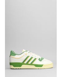 adidas - Sneakers Rivarly low 86 in Pelle Bianca - Lyst
