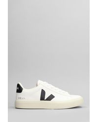 Veja - Campo Sneakers In White Leather - Lyst
