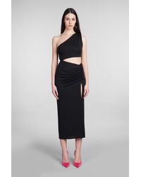 ANDAMANE - Riri Dress In Black Polyester - Lyst