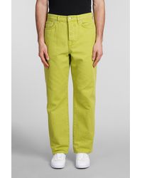 Stussy - Jeans In Green Denim - Lyst