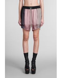Rick Owens - Shorts Boxers in Cupro Multicolor - Lyst