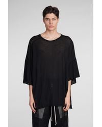 Rick Owens - Tommy T T-shirt In Black Cotton - Lyst