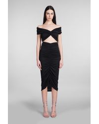 ANDAMANE - Kendall Summer Dress In Black Polyester - Lyst