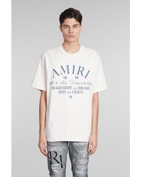Amiri - T-shirt In Beige Cotton - Lyst