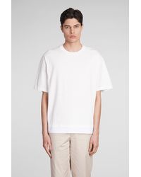 Neil Barrett - T-shirt In White Cotton - Lyst