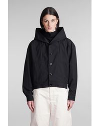 Lemaire - Casual Jacket In Black Cotton - Lyst