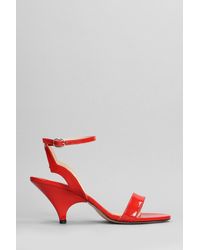 Marc Ellis - Sandals In Red Patent Leather - Lyst
