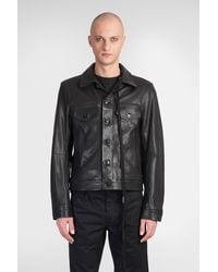 Ann Demeulemeester - Ebbe Leather Jacket - Lyst
