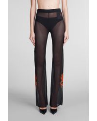 HERON PRESTON Pants In Black Polyamide