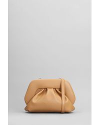 THEMOIRÈ - Gea Vegan Fabric Clutch In Leather Color Faux Leather - Lyst