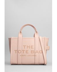Marc Jacobs - The Small Tote Tote In Rose-pink Leather - Lyst