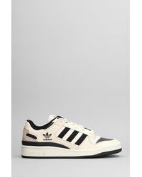 adidas - Forum Low Cl Sneakers In Beige Leather - Lyst