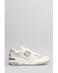 New Balance - 550 Sneakers In Beige Suede And Leather - Lyst