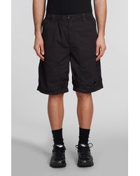 C.P. Company - Shorts In Black Cotton - Lyst