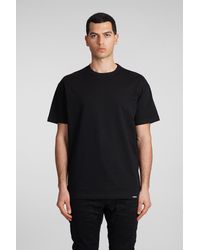 State of Order - Fettuccia T-shirt In Black Cotton - Lyst