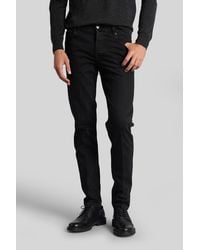 Michael Coal - Mc David Jeans In Black Cotton - Lyst