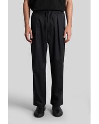 Attachment - Pants In Black Polyester - Lyst