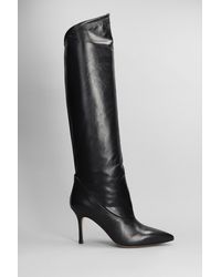 The Seller - High Heels Boots In Black Leather - Lyst