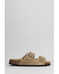 Cubanas - Amalia Flats In Taupe Suede - Lyst