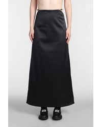 Ganni - Skirt In Black Polyester - Lyst
