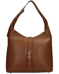 Lancaster Tote In Leather Color Leather - Brown