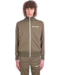 Palm Angels Synthetic Sweatshirt In Polyester in Green for Men 