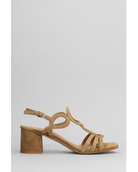 Julie Dee - Sandals In Leather Color Suede - Lyst