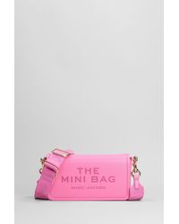 Marc Jacobs - The Mini Bag Shoulder Bag In Rose-pink Leather - Lyst
