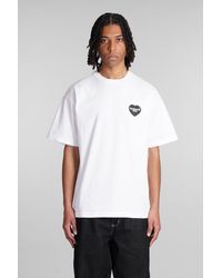 Carhartt - T-Shirt in Cotone Bianco - Lyst