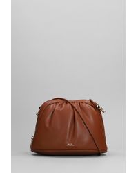 A.P.C. - Ninon Shoulder Bag In Leather Color Polyuretan - Lyst
