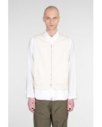 RANRA - Mill Vest In Beige Viscose - Lyst