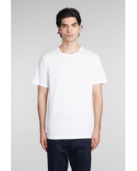 Theory - T-shirt In White Cotton - Lyst