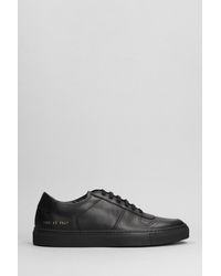 Common Projects - Bball Classic Sneakers In Black Leather - Lyst