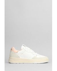 Crime London - Sneakers In White Suede And Leather - Lyst