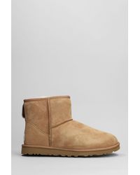 UGG - Classic Mini Low Heels Ankle Boots - Lyst