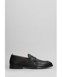 Officine Creative - Mocassini Opera 001 in Pelle Nera - Lyst