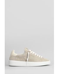 Date - Levante Sneakers In Beige Suede - Lyst