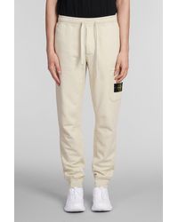 Stone Island - Pants In Green Cotton - Lyst