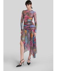 Area - Long Dress - Lyst