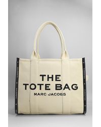 Marc Jacobs - Tote Traveler tote in Cotone Beige - Lyst