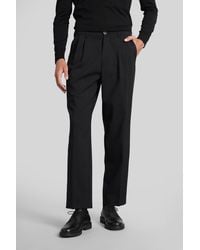 Barena - Nerio Pants In Black Wool - Lyst