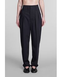 Lemaire - Pants In Black Wool - Lyst