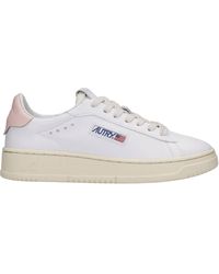 Autry Dallas Sneakers In White Leather