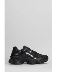 New Balance - 9060 Sneakers In Black Leather And Fabric - Lyst