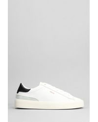 Date - Sonica Sneakers In White Leather - Lyst